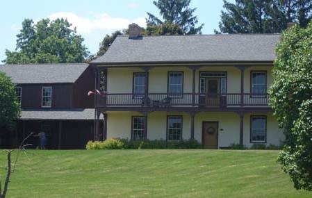 Featured is the east elevation with plaster construction.; Kendra Green, 2007.