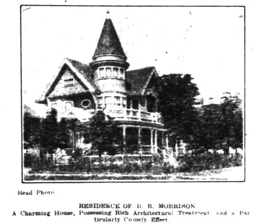 Residence of D.R. Morrison; The Guardian, December 8, 1913