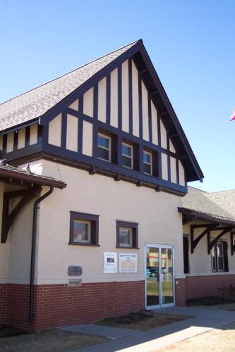 Showing Tudor style timbering on gable; Wyatt Heritage Properties, 2005