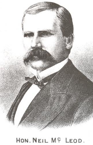 Judge Neil MacLeod, PEI Premier (1889-1891); Meacham's Illustrated Historical Atlas of PEI, 1880