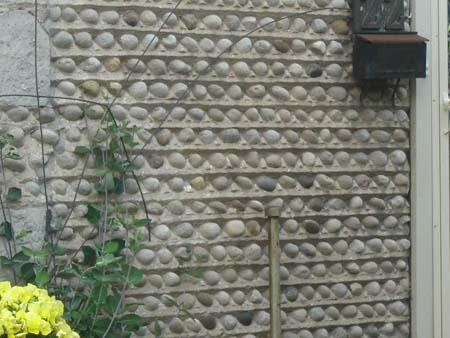 Featured is the cobblestone construction on the south elevation.; Kayla Jonas, 2007.