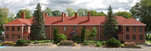 View of officers' mess; Musée du Fort Saint-Jean | Fort Saint-Jean Museum