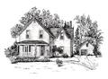 Historic sketch of Purd's; Rothesay Living Museum