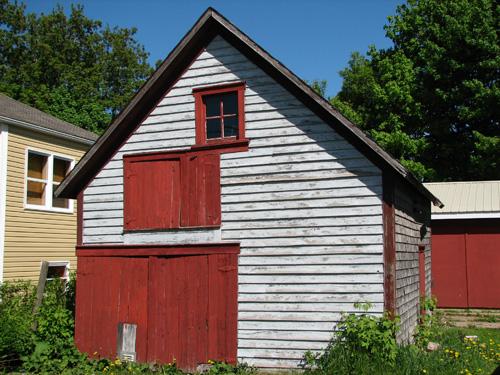 Small shed at rear of residence; Town of Sussex