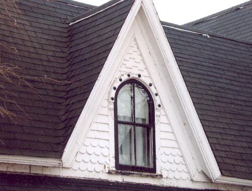 Detail of dormer window and shingle styles; Province of PEI, Carter Jeffery, 2007