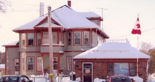 East elevation with office on the right with flag; Province of PEI, Carter Jeffery, 2007