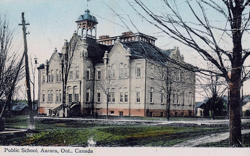 View from the south-east showing the front elevation; Aurora Historical Society, Accession 993.17.3