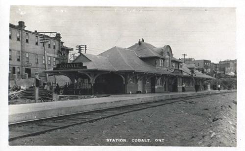 View from the south; Cobalt Public Library