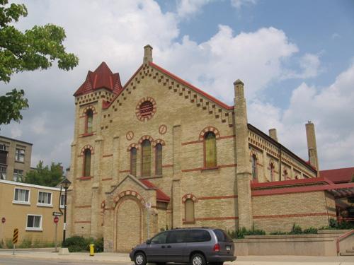 View of front gabled façade; OHT, 2006