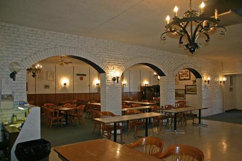 Interior view of the Royal Canadian Legion, Carberry, 2008; Historic Resources Branch, Manitoba Culture, Heritage and Tourism, 2008