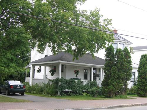Northeast side of the house; City of Bathurst