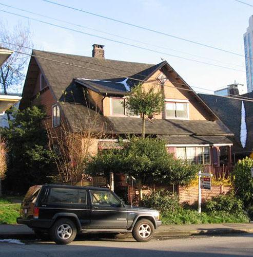 Exterior view of 1386 Thurlow Street; City of Vancouver, 2008