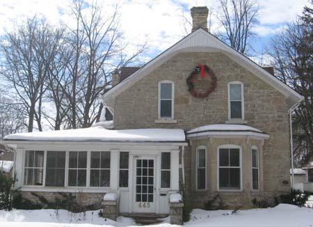 East Façade of 445 Provost Lane, 2007.; Lindsay Benjamin, 2007.