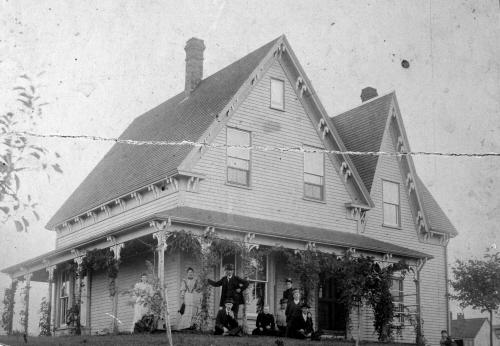 The Poole family on the verandah, c. 1900; Private Collection, Mary Elliot
