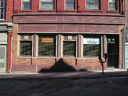 This photograph show the storefront of the building, 2005; City of Saint John