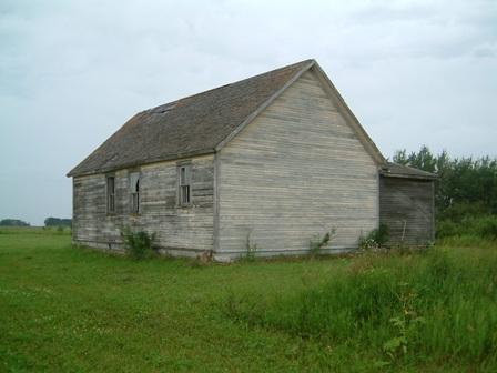 Rear view of Ukrainian Catholic Parish of Holy Eucharist (Kulikiw), 2008.; Winkel, 2008.
