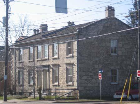 Featured are the protruding hood moulds over the windows.; Lindsay Benjamin, 2007.
