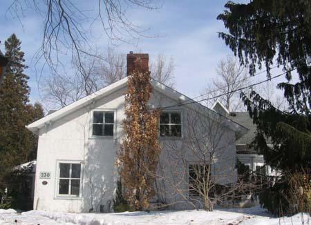 West Façade of Belleside, as seen from Hillside Drive, 2007.; Lindsay Benjamin, 2007.