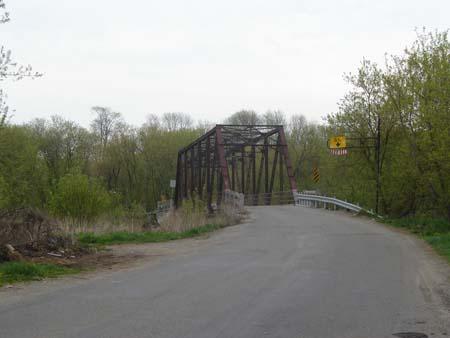 The bridge and the scenic rural landscape that it is situated within.; Kayla Jonas, 2007.