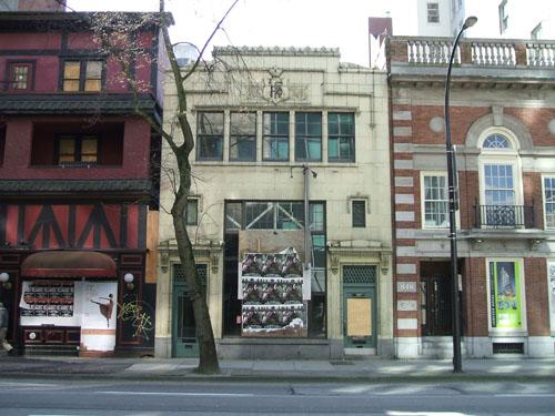 Exterior view of the B.C. and Yukon Chamber of Mines Building; City of Vancouver, 2007