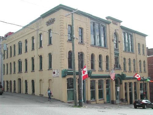 This photograph shows the contextual view of the building, 2005; City of Saint John