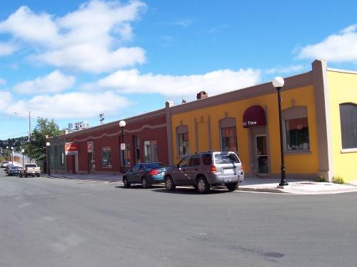 View looking east, on the south side of Water Street, St. John's. Photo taken September 2008.; Deborah O'Rielly/ HFNL 2008