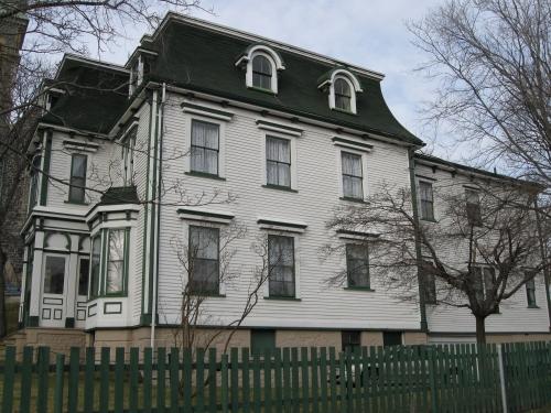 View of side facade on Deanery Road. Photo taken December 17, 2008.; HFNL 2008