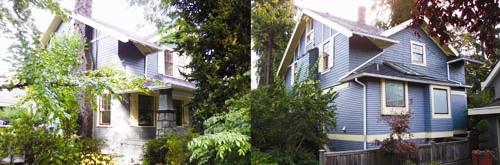 Exterior view of the Simpson House; City of Vancouver, 2007