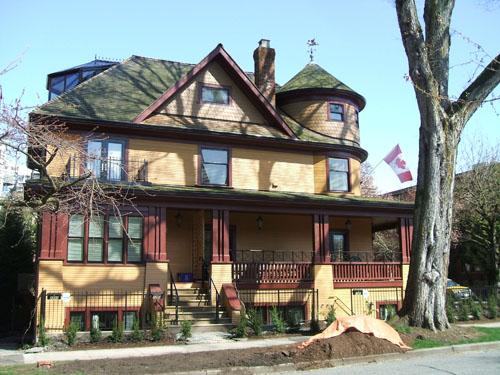 Exterior view of the Rand House; City of Vancouver, 2007