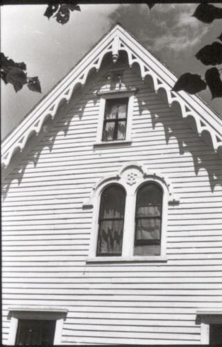 Detail of window in the south gable; Canadian Inventory of Historic Buildings, 1971