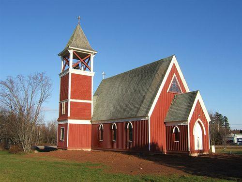 Rear elevation of the Church of Good Shepherd, Tidnish Cross Roads, NS, 2009.; Heritage Division, NS Dept of Tourism, Culture and Heritage, 2009