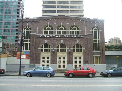 Exterior view of the Coastal Church; City of Vancouver, 2007