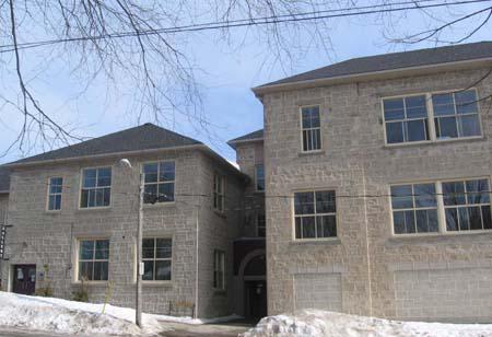 This photo features the connection between the Girls School and the Boys School addition, 2007.; Lindsay Benjamin, 2007.