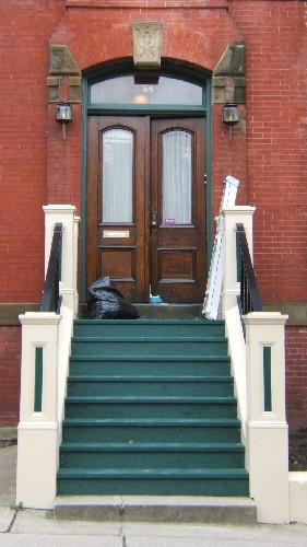 This image provides a view of the segmented arch entrance, 2005; City of Saint John