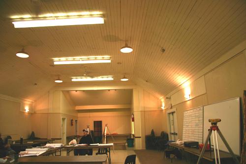 Interior view of the Strawberry Hill Farmers Institute Hall, 2007; City of Surrey, 2007