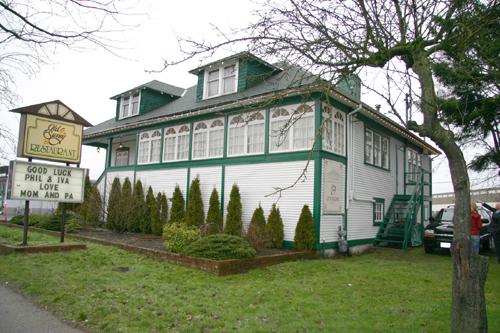 Exterior view of the Burkart House; Ciy of Surrey, 2007
