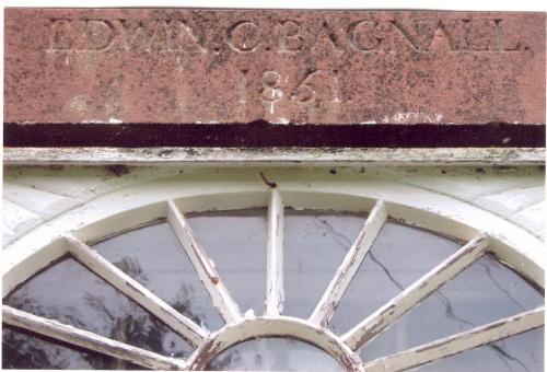 Showing 1851 date stone above door; Province of PEI, Carter Jeffery, 2007