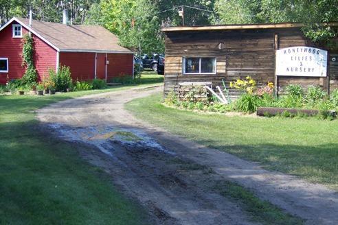 Exterior view of packing shed and office at the Honeywood Nursery, 2008.; Government of Saskatchewan, Germann, 2008.