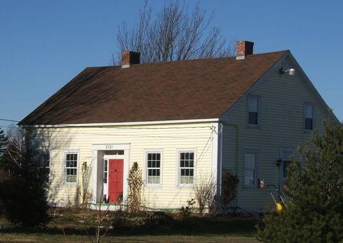 Front and side elevations, Trueman House, Truemanville, NS, 2009.; Heritage Division, NS Dept of Tourism, Culture and Heritage, 2009