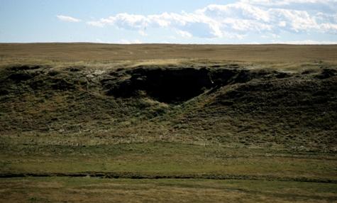 Women's Buffalo Jump Provincial Historic Resource, near Cayley (October 2005); Alberta Culture and Community Spirit - Royal Alberta Museum, 2005