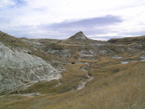 Dinosaur Egg Site Provincial Historic Resource, near Milk River (October 2005); Alberta Culture and Community Spirit, Royal Tyrell Museum of Palaeontology, 2005