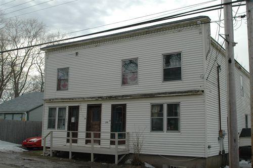 Front elevation of 209/211/213 St. Anthony Street, Annapolis Royal, Nova Scotia, 2009.; Nova Scotia Department of Tourism, Culture and Heritage, Heritage Division, 2009
