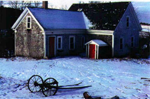 Rear elevation, including ell of Dimock House, Scotch Village, NS, 1990.; Windsor-West Hants Joint Planning Advisory Committee, 1990