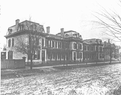 Corner view of Cox Terrace.; Peterborough Architectural Conservation Advisory Committee