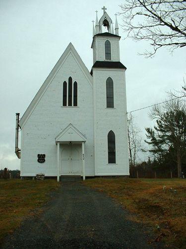 Front elevation, All Saints Anglican Church,  Leminster, NS, 2003.; Windsor-West Hants Joint Planning Advisory Committee, 2003