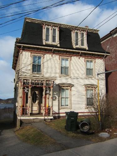 This photograph shows the contextual view of this Second Empire home, 2006; City of Saint John