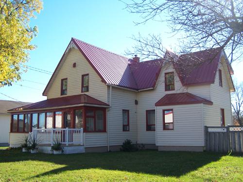 This image shows an overall view of the residence; Town of Shippagan
