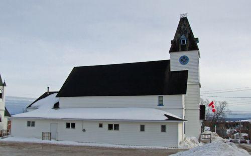 Side elevation, St. Mark's Masonic Lodge, Baddeck, NS, 2009.; Dept. of Tourism, Culture and Heritage, Province of NS, 2009