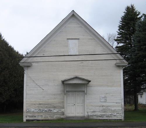 View of the front façade; Town of Florenceville-Bristol