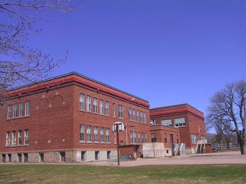 Showing east elevation; MacNaught History Centre and Archives, Donna Williams, 2003